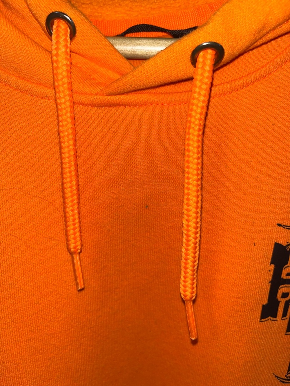 Carhartt Orange Loose Fit Honky Tonk Security Sweatshirt Hoodie Size XL - Picture 6 of 9
